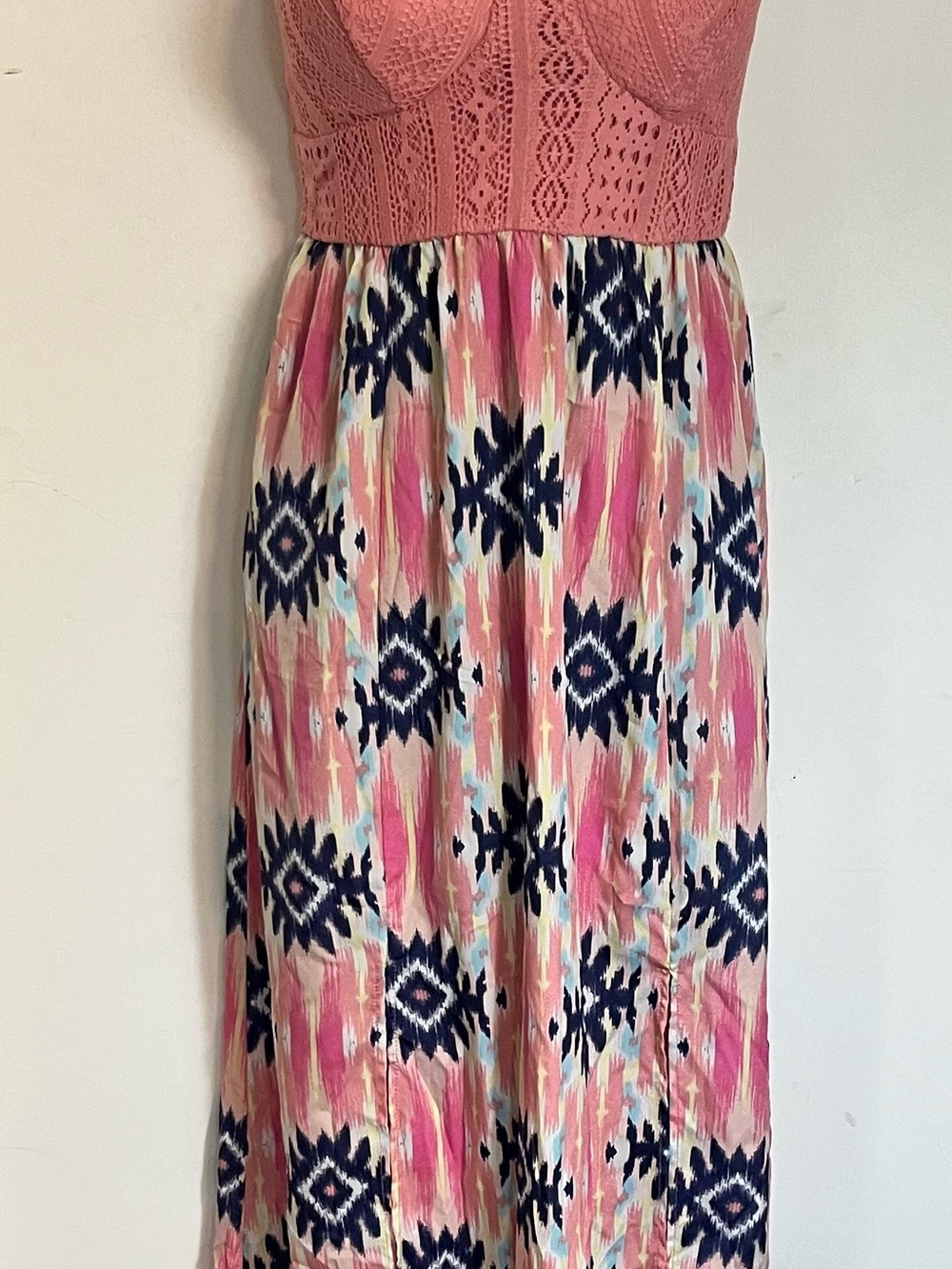 Pink Patterned women’s dress